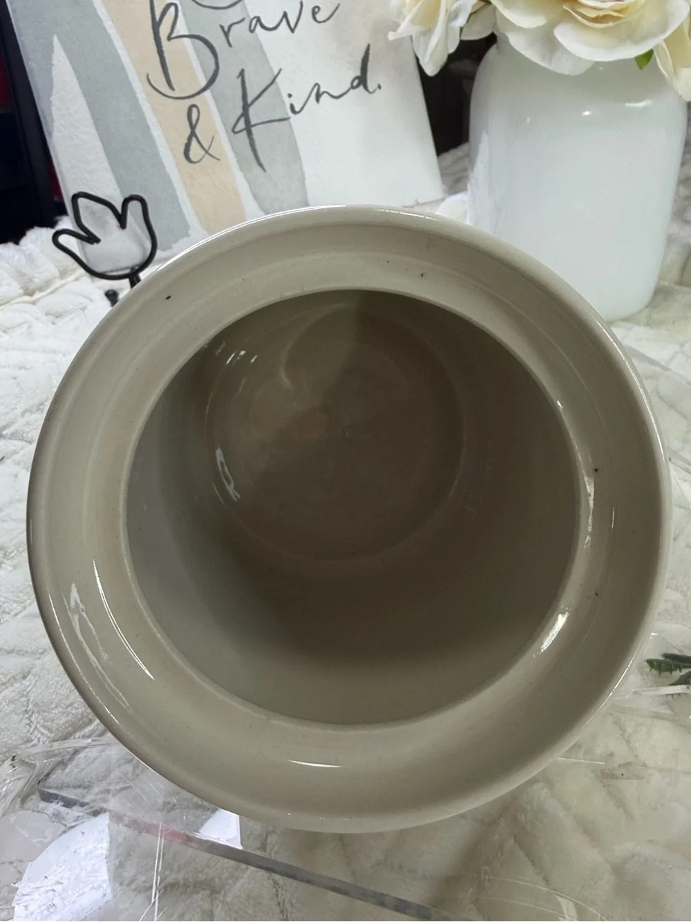 BOLESLAWIEC  Handmade Ceramic Floral Pattern Vase Utensil Jar